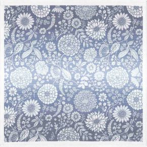 Ekelund Summer Flowing blue middle cover (oeko-tex) 75x75 cm