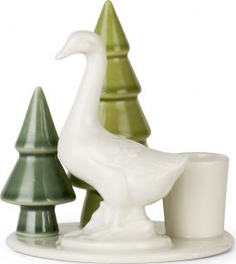 Dottir Nordic Design Winter Stories candlestick goose height 10 cm