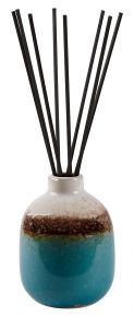 Villa Collection fragrance oil with sticks & ceramic container height 10 cm Ø 7 cm