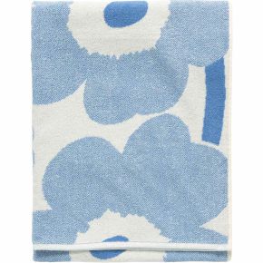 Marimekko Unikko bath towel 70x150 cm cream, sky blue