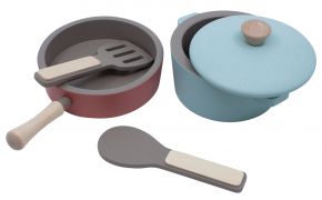 Sebra wooden toy kitchen tools set 5 pcs