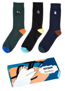 Nordicbuddies Men socks size EU 40-45 gift box 3 pcs Moomin GB01-A