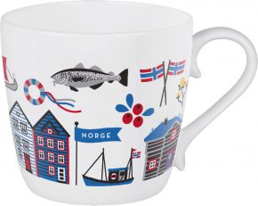 Citronelles Norway cup 0,4 l red, blue, white