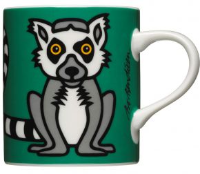 Bo Bendixen mug Lemur 0.3 l green
