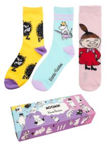 Nordicbuddies Ladies socks size EU 36-42 gift box 3 pcs Moomin GB02-F