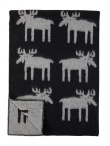 Klippan Moose woollen blanket 130x180cm (oeko-tex)