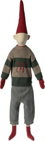 Maileg Elf boy height 105 cm red, green, grey