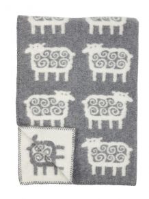 Klippan Sheep woollen blanket 90x130 cm (oeko-tex)