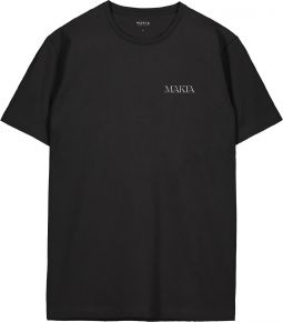 Makia Clothing x Danny Larsen Men T-Shirt black / white Skog (Forest)