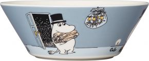 Moomin by Arabia Moomins Moominpapa bowl Ø 15 cm blue grey, cream white, multicolored