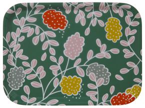 Bengt & Lotta Berries tray 20x27 cm green, pink, yellow, red