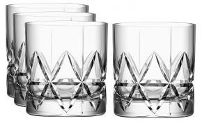 Orrefors Peak Old Fashioned tumbler25 cl 4 pcs