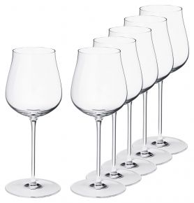 Georg Jensen Sky white wine glass 35 cl 6 pcs clear
