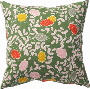 Klippan Berries cushion cover (eco-tex) 45x45 cm green, pink, yellow, red