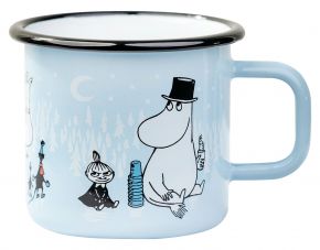 Muurla Moomin day on ice mug enamel 0,37 l