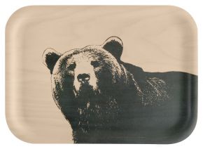 Muurla Nordic the bear tray 20x27 cm