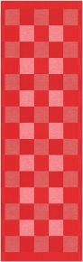 Ekeklund Christmas & Winter Chess 330 table runner (oeko-tex) 35x110 cm red