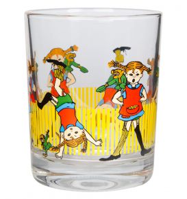 Muurla Pippi Longstocking tumbler 0.2 l yellow, red, clear