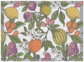 Ekelund Summer fruit placemat (eco-tex) 35x48 cm multicolored