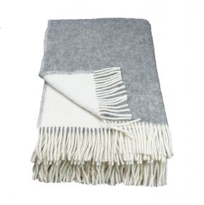 Mara Jacquard woollen throw 135x240 cm