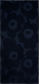 Marimekko Unikko shower towel 70x150 cm dark blue