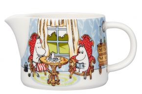 Moomin by Arabia Moomins Afternoon in the Salon jug 0.35 l white, multicolored