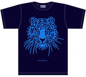 Bo Bendixen Unisex t-shirt navy Tiger
