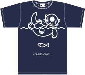 Bo Bendixen Unisex T-Shirt navy Sea Otter