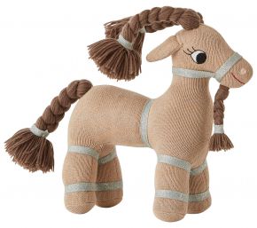 Oyoy Mini cuddle toy Billy goat height 34 cm length 22 cm light khaki