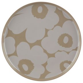 Marimekko Unikko Oiva plate Ø 20 cm terra, cream