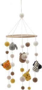 Gry & Sif Kids mobile felt Forest Animals Ø 20 cm