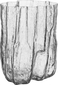 Kosta Boda Crackle vase height 28.5 cm  clear