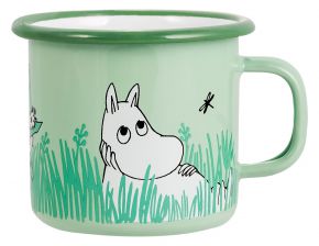 Muurla Moomins day in the garden boys cup / mug enamel 0.25 l