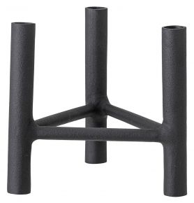 Bloomingville Deeb candlestick 3 flames height 20 cm black