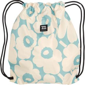 Marimekko Unikko Smart Backpack (foldable) cream white, turquoise 42x37 cm