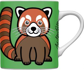 Bo Bendixen mug green Red Panda Mug 0.3 l