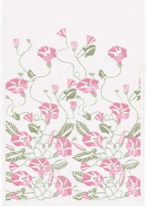 Ekelund Spring field wind tea towel (oeko-tex) pink, white, green