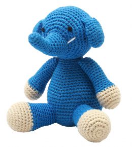 Naturezoo Crocheted Cuddle Toy Elephant
