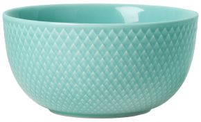 Lyngby Porcelæn Rhombe bowl 0.5 l aqua