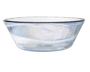Kosta Boda Mine bowl Ø 25 cm white, clear