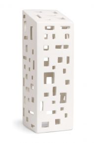 Kähler Design Urbania light house sky scraper height 22 cm cream