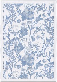 Ekelund Spring dream tea towel (oeko-tex) 35x50 cm white, blue