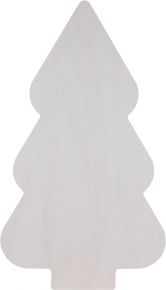 Muurla The fir cutting board / serving board 25x44 cm with 2 birch / white