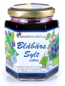 Moheda Organic Blueberry Jam extra 200 g