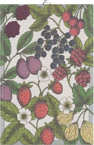 Ekeklund Summer Garden Berries tea towel (oeko-tex) 40x60 cm multicolored
