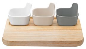 Rig Tig Tapas serving set 4 pcs height 8 cm width 19 cm length 26 cm