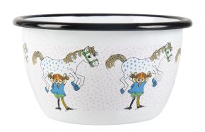 Muurla Pippi Longstocking Pippi and Horse bowl enamel 0.6 l