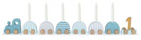 Jabadabado birthday train digits 0-9 length 63 cm wood