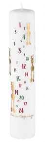 Medusa Copenhagen calendar candle elk Rudolf height 25 cm