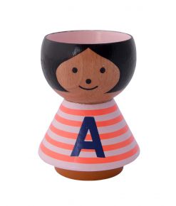 Lucie Kaas Bordfolk egg cup girl A-Z